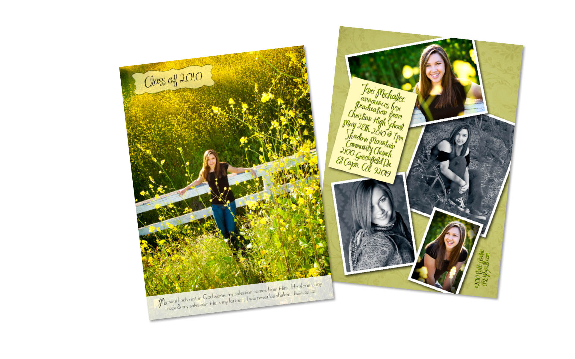 Unique High School Senior Graduation Announcements